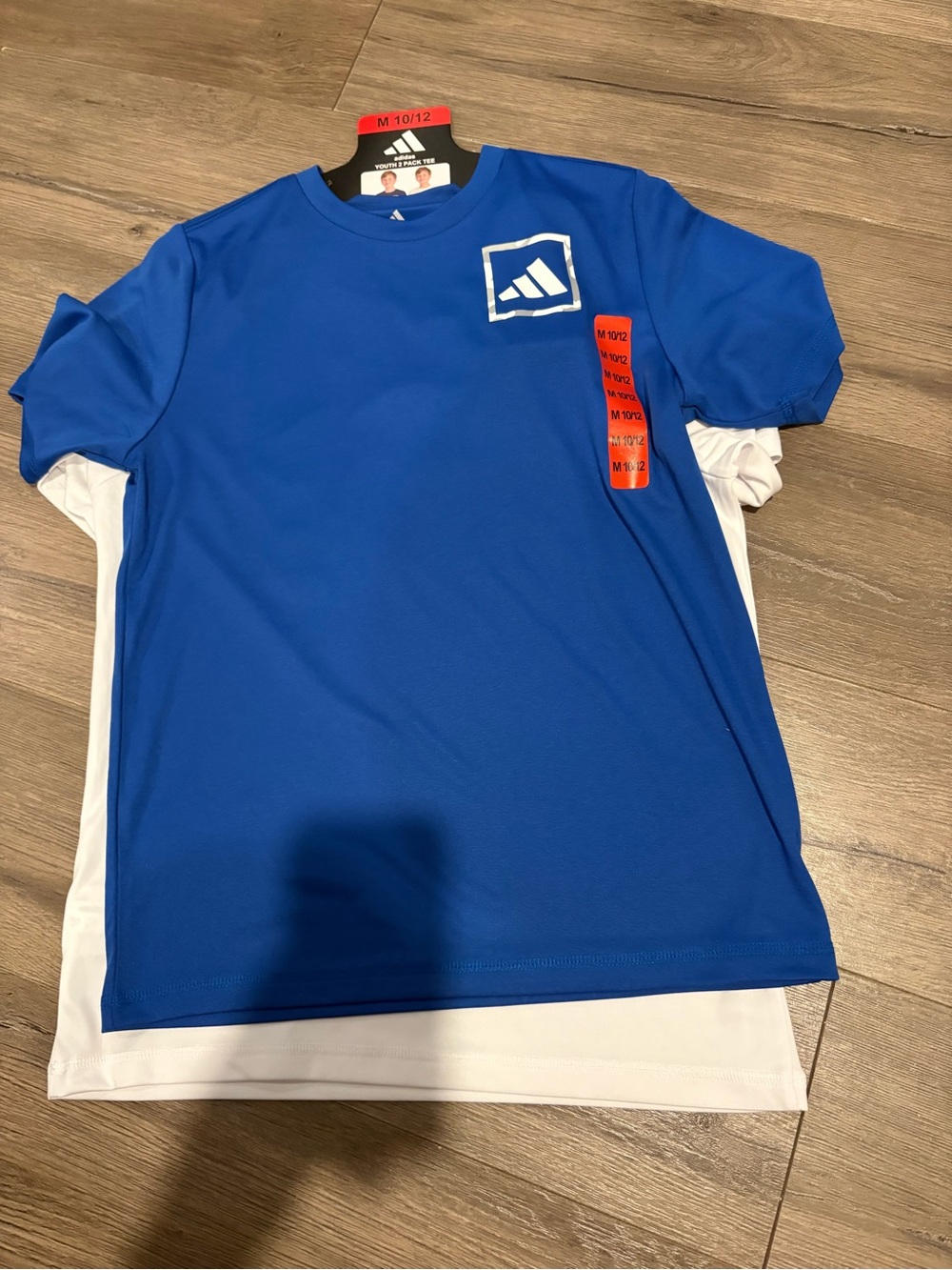 Boys Adidas 2PK Tee Size M 10/12